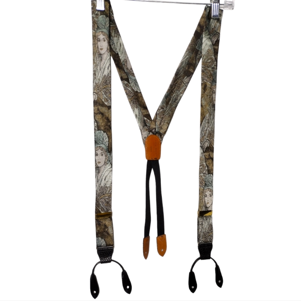 Vintage Cole Haan Art Nouveau Suspender